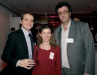 Frank Desvignes, Julie London (BNP Paribas) et Eric Munz (KDP Group).