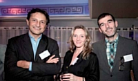 Roger Lei, Béatrice Poumerie et Patrick Russo (LaSer).