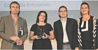 François Abiven, Sandrine McClure (Repères), Nicolas Riou (Syntec EMO), Carole Jardon (Tarsus France).