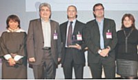 Sylvie Richard, Reza Eftekhari (Schneider), Olivier Savinelli, Patrick van Bloeme (Harris interactive), Pascale Zobec (La Française des Jeux/ Esomar).